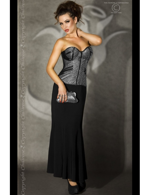 Corset simili et métal - Chilirose