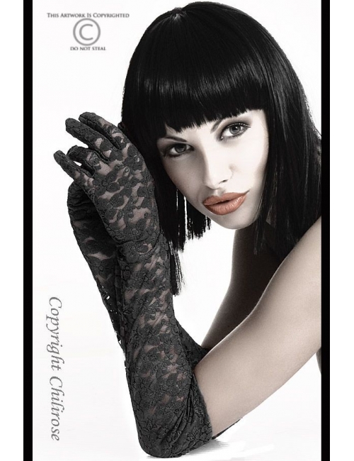 Gants longs dentelle - Chilirose