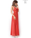 Nuisette longue fendue au dos - Chilirose Nuisette longue fendue au dos - Chilirose