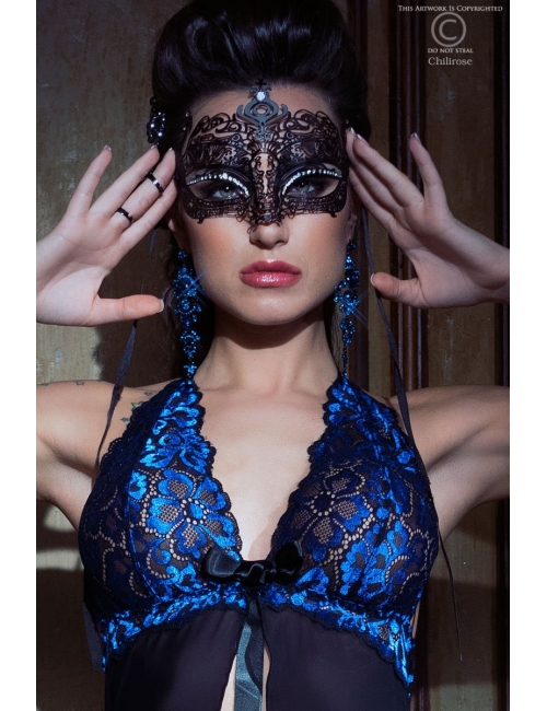 Masque Vénitien modèle 3807 - Chilirose