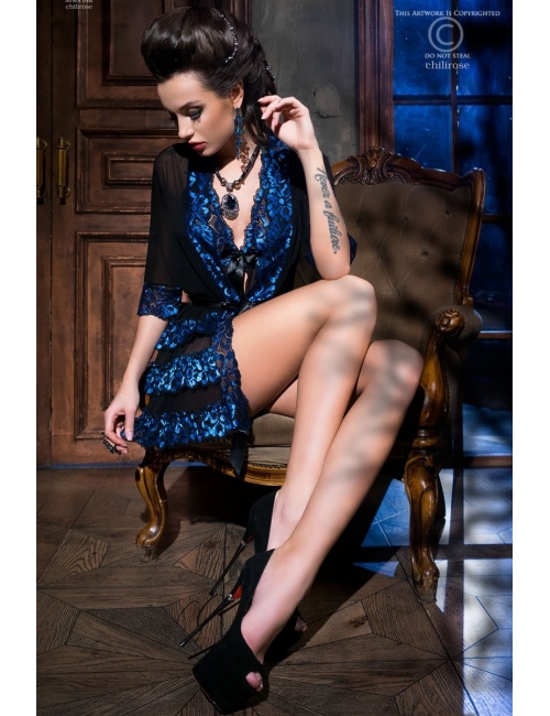 Négligé "Diamond" + string - Chilirose