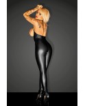 Catsuit seins nus - Noir Handmade