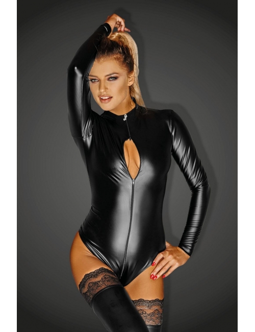 Bodysuit "Monarch" - Noir Handmade