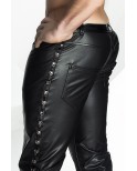 Pantalon à rivets - Noir Handmade