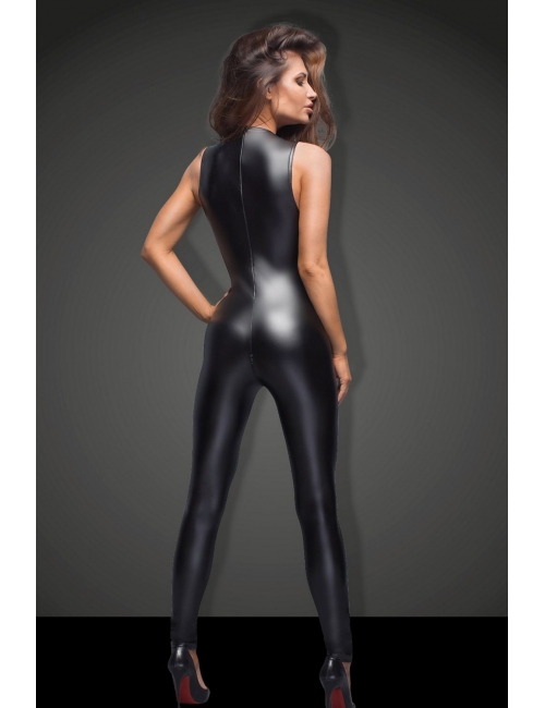 Catsuit décolleté - Noir Handmade