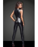 Catsuit décolleté - Noir Handmade