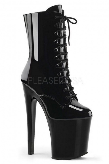 Boots vinyle talon extrême - Pleaser