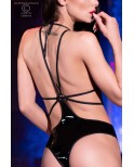 Body string noir brillant - Chilirose Body string noir brillant - Chilirose