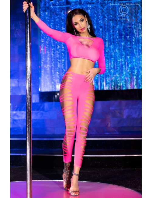 Ensemble clubwear ajouré - Chilirose