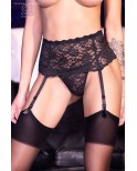 Porte-jarretelles dentelle avec bas - Chilirose Porte-jarretelles dentelle avec bas - Chilirose