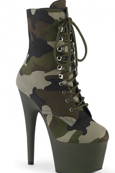 Bottines camouflage - Pleaser