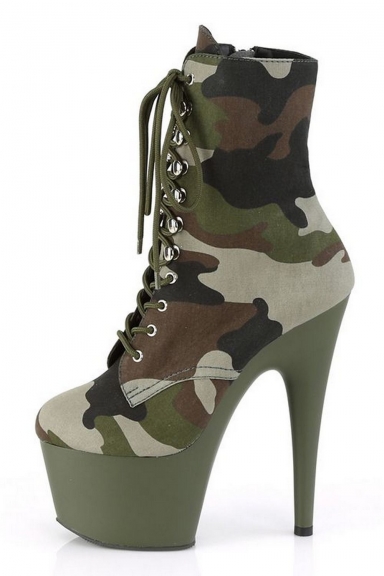 Bottines camouflage - Pleaser