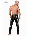 Pantalon vinyle homme - Noir Handmade