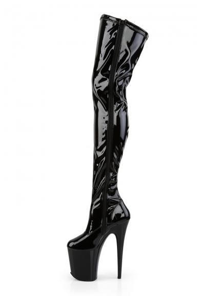 cuissardes vernies noires