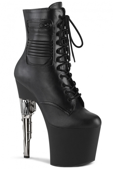 Bottines simili talon revolver - Pleaser