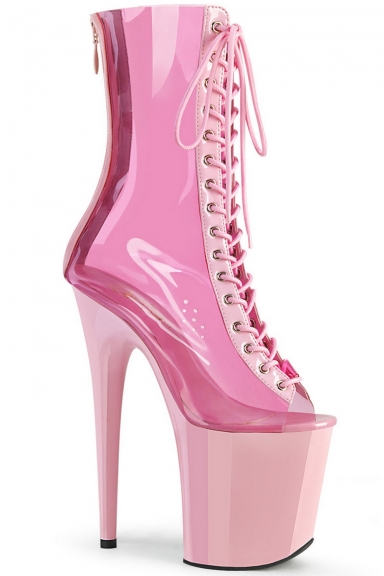 Bottines girly transparentes - Pleaser