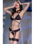 Lingerie sexy avec jarretières - Chilirose Lingerie sexy avec jarretières - Chilirose