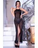 Robe longue fendue transparente - Chilirose