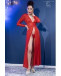 Babydoll longue rouge - Chilirose