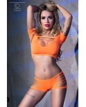 Ensemble clubwear orange - Chilirose