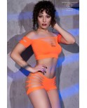 Ensemble clubwear orange - Chilirose