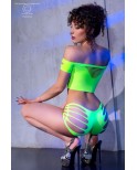 Ensemble clubwear vert fluo - Chilirose