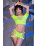 Ensemble clubwear vert fluo - Chilirose