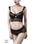 Ensemble balconnet et shorty - Grey Velvet