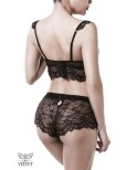 Ensemble balconnet et shorty - Grey Velvet