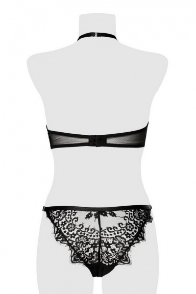 Ensemble bustier et tanga - Grey Velvet