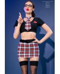 Ensemble d'écolière avec mini-jupe - Chilirose Ensemble d'écolière avec mini-jupe - Chilirose