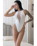 Body stretch sans coutures blanc néon - Chilirose Body stretch sans coutures blanc néon - Chilirose