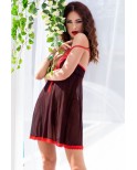 Nuisette à pois rouges et dentelle - Chilirose