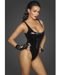 Body échancré vinyle - Noir Handmade Body échancré vinyle - Noir Handmade