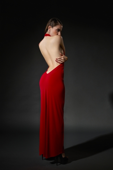 Robe Mina rouge - Patrice Catanzaro