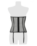 Corset bustier à jarretelles - Grey Velvet Corset bustier à jarretelles - Grey Velvet