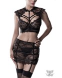 Ensemble sexy en dentelle - Grey Velvet