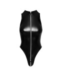 Body wetlook avec zip - Noir Handmade Body wetlook avec zip - Noir Handmade