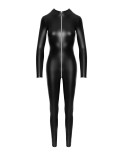 Combinaison wetlook avec zip - Noir Handmade