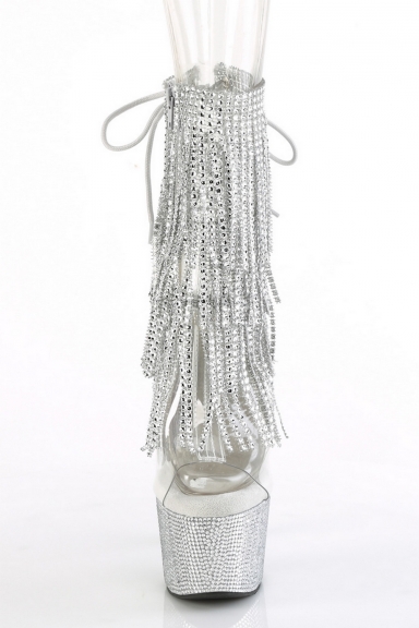 Bottines bijoux à franges - Pleaser