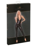 Combinaison wetlook dos-nu - Noir Handmade