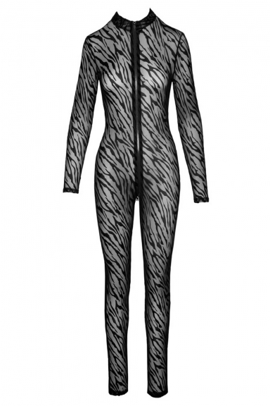 Combinaison motif tigré - Noir Handmade