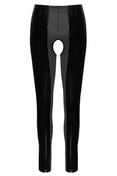 Leggings ouvert vinyle et stretch - Black Level