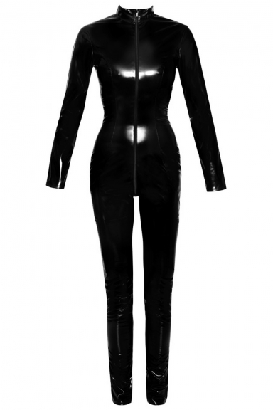Combinaison vinyle à manches - Black Level