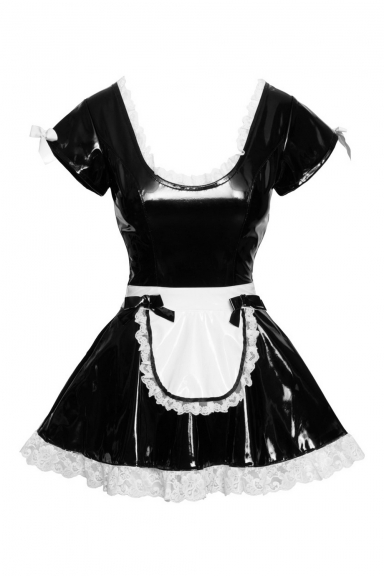 Robe de servante en vinyle - Black Level