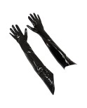 Gants longs en vinyle - Black Level