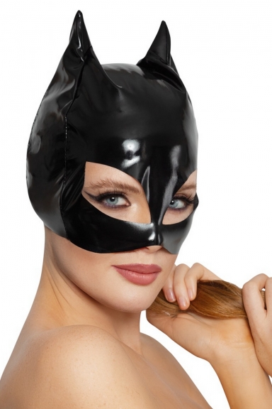 Masque de Catwoman en vinyle - Black Level