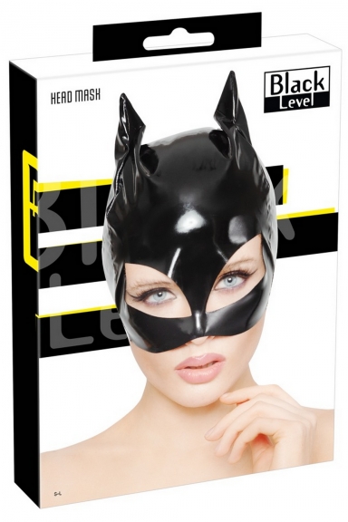 Masque de Catwoman en vinyle - Black Level