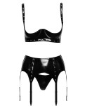 Lingerie ouverte en vinyle - Black Level