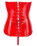 Corset ouvert vinyle rouge - Black Level